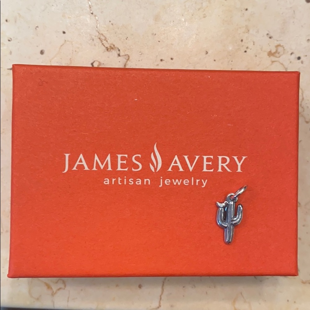 James Avery Saguaro Cactus w/Bird Charm NEW